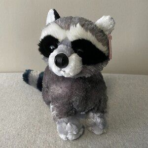 NWT Aurora World Bandit Grey Raccoon Plush 9" 2021